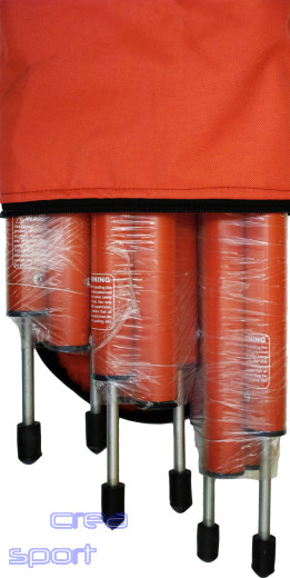 12er-Set PVC-Stab mit Eisenspitze, Länge: 160 cm