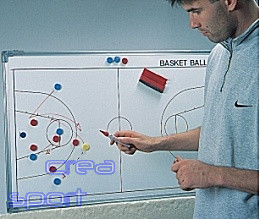 Magnet-Taktiktafel Basketball, Grösse: 45 x 30 cm