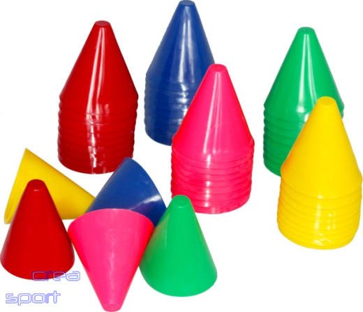 Mini-Markierungskegel-Set, 7.5 cm