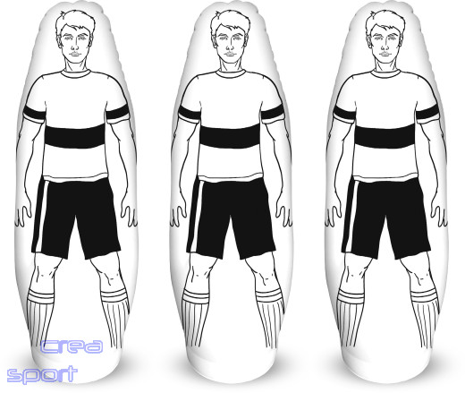 3 x Trainingsdummy 175 cm