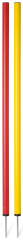 PVC-Stab mit Eisenspitze, Länge: 100 cm