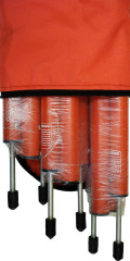 12er-Set PVC-Stab mit Eisenspitze, Länge: 160 cm